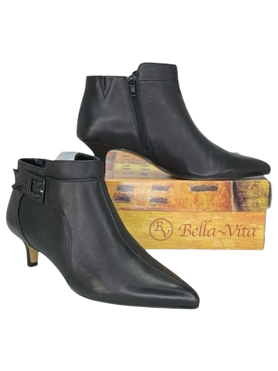 Bella Vita Shoes - Bella Vita Bindi Black Leather Womens Shooties Size 7.5W
